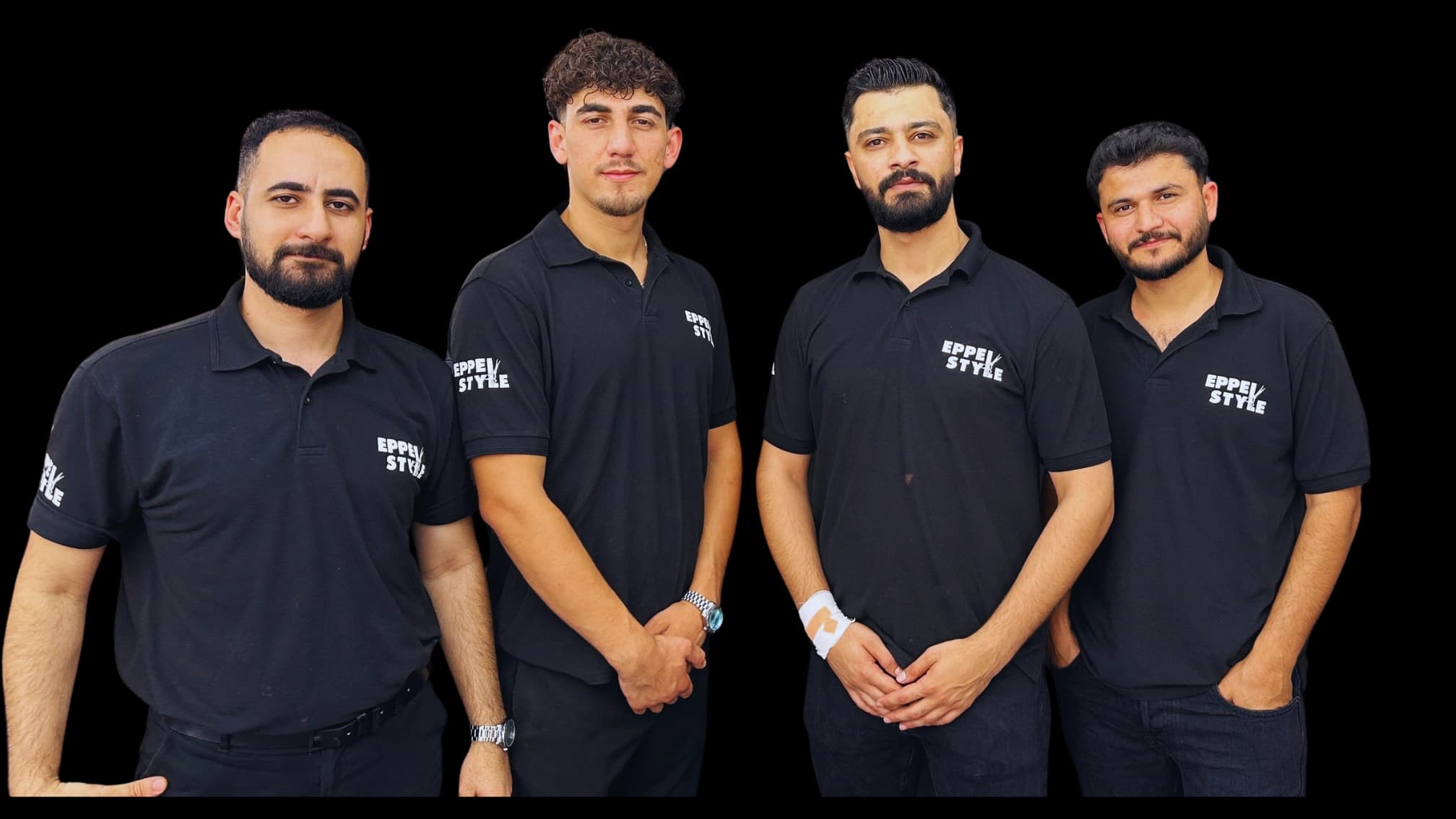 Das Team von EppelStyle Barber im Salon in Eppelborn